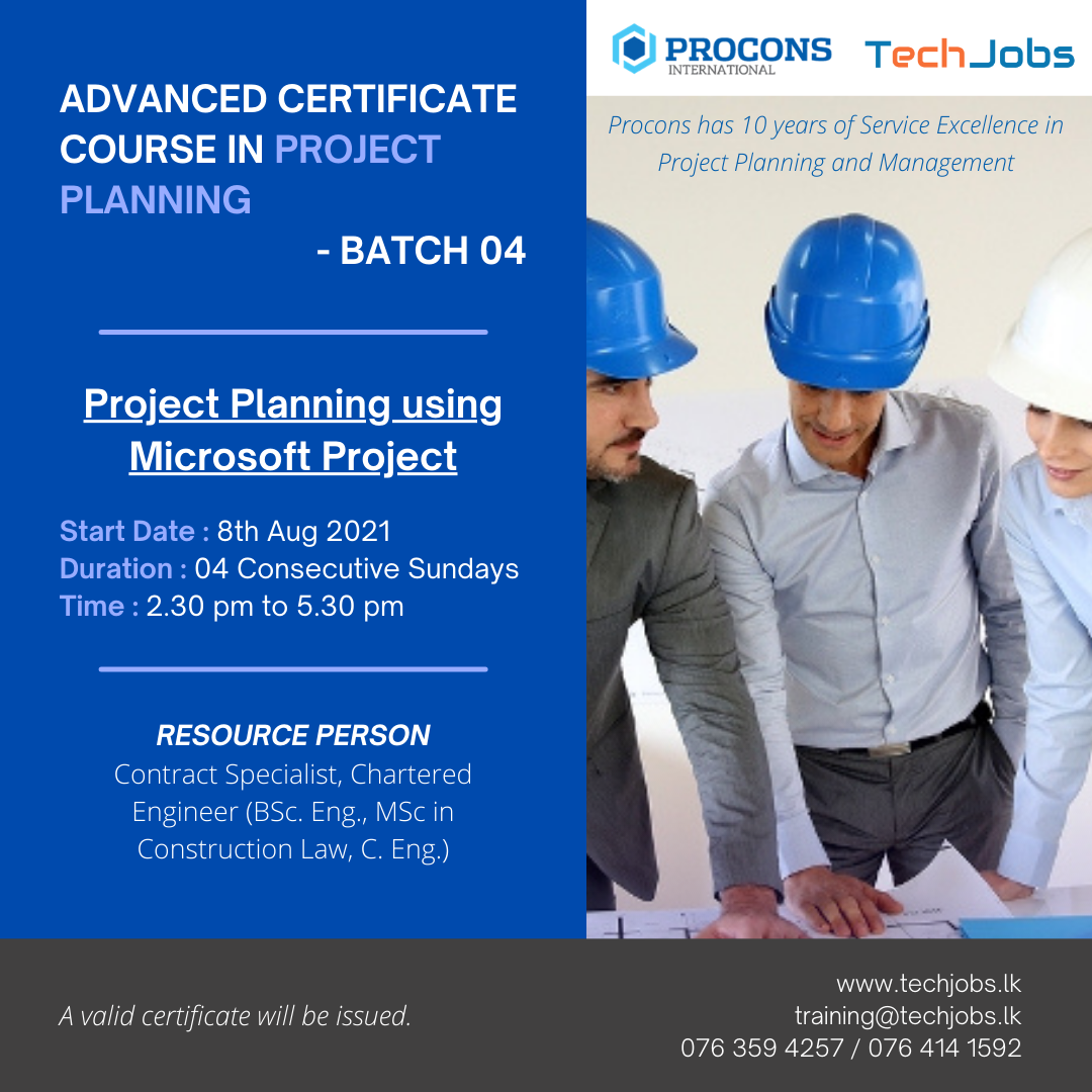 project planning vacancies